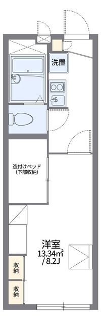 レオパレスグローリーＭＨＫＹ 間取り図