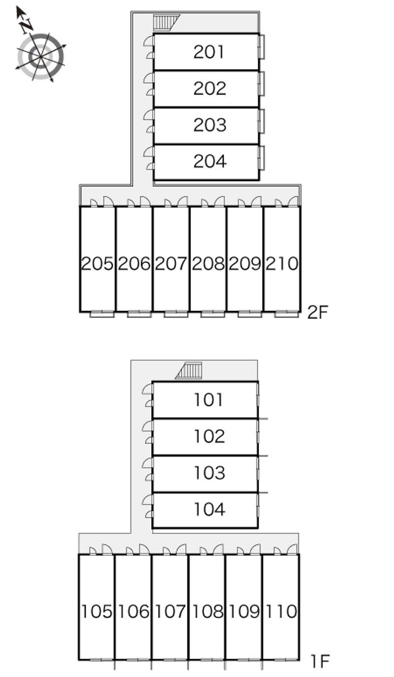 レオパレスＡｎｄｒｏｍｅｄａ 間取り配置図