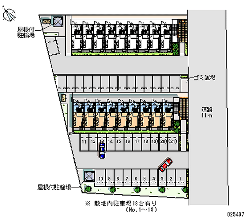 25497 Monthly parking lot