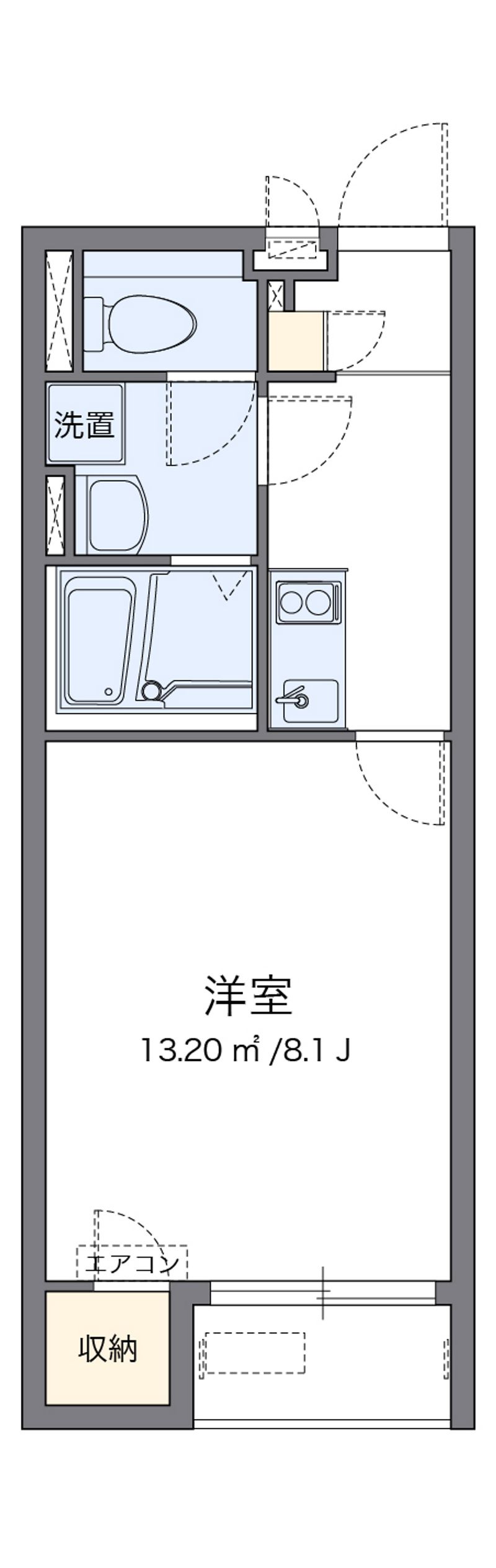 クレイノロータスヒルズ３番館 間取図
