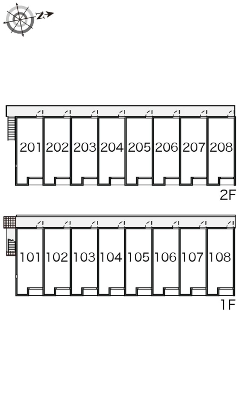 レオネクストル　ポール 間取配置図