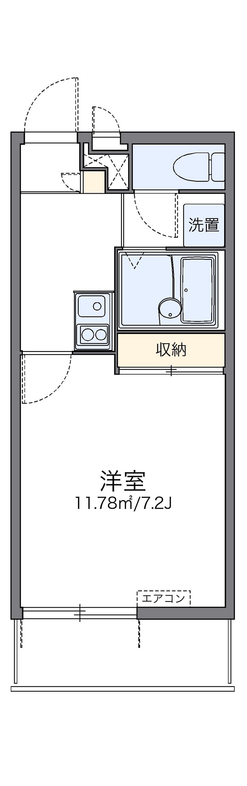 レオパレスエスト 間取図