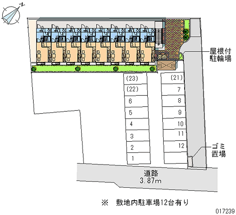 17239月租停車場