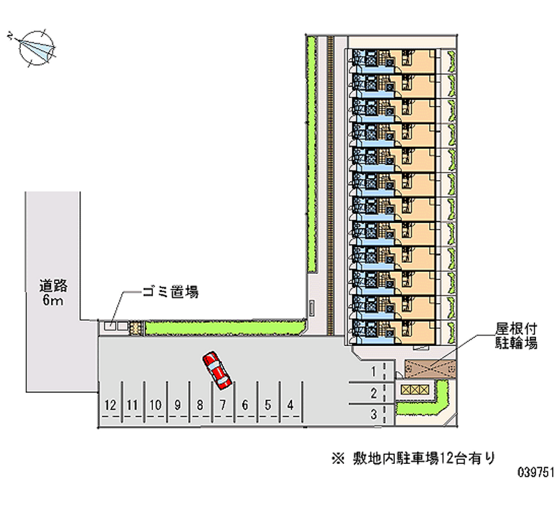 レオパレスＪＹプレミアム 月極駐車場