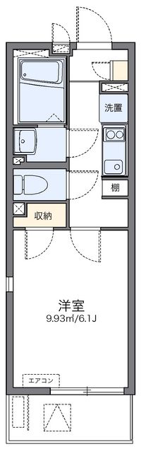 レオネクスト原木中山駅 間取り図