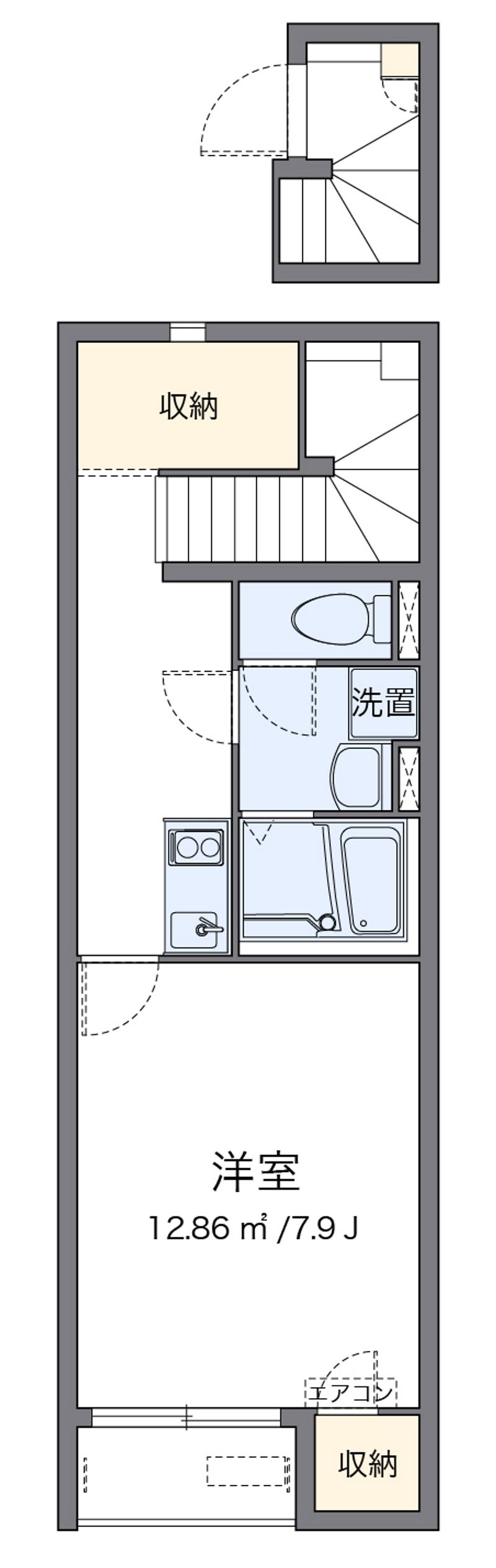 クレイノラ　グラシューズ　Ｍ 間取図