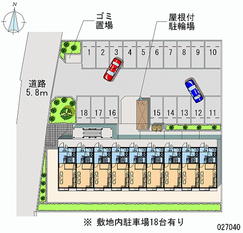 レオパレスＰＥＳＣＡ 月極駐車場