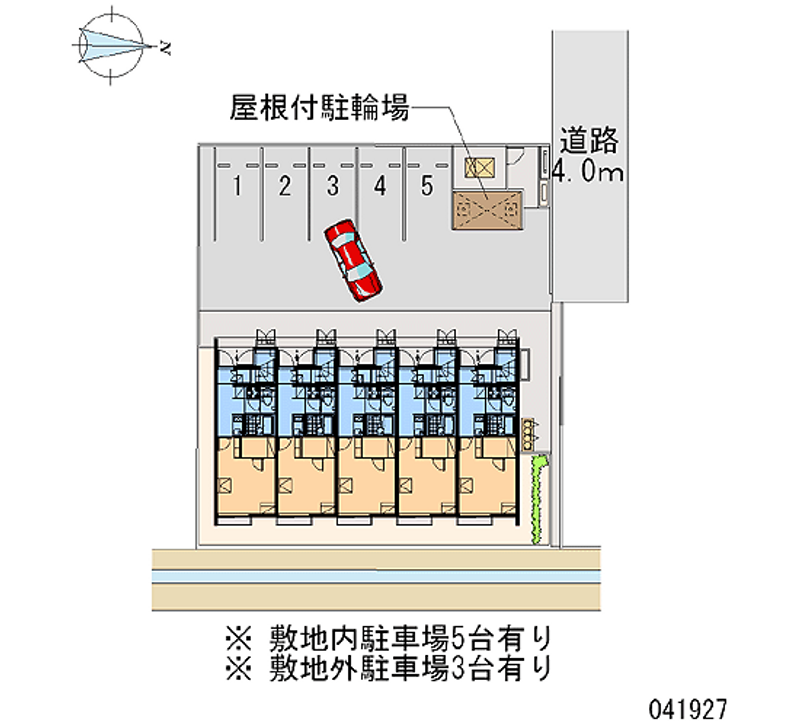 レオネクストイーストリバー 月極駐車場