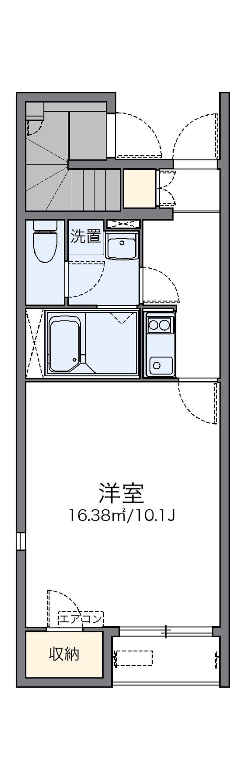 レオネクスト高島一丁目 間取図