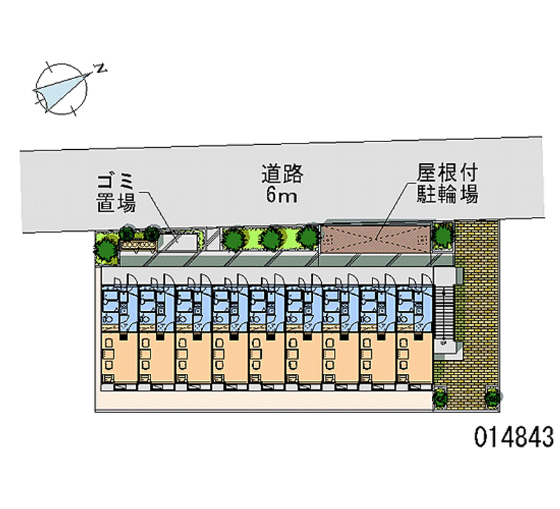 14843 Monthly parking lot