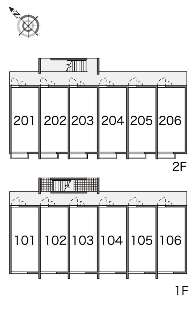 レオパレスエーピーティー 間取配置図
