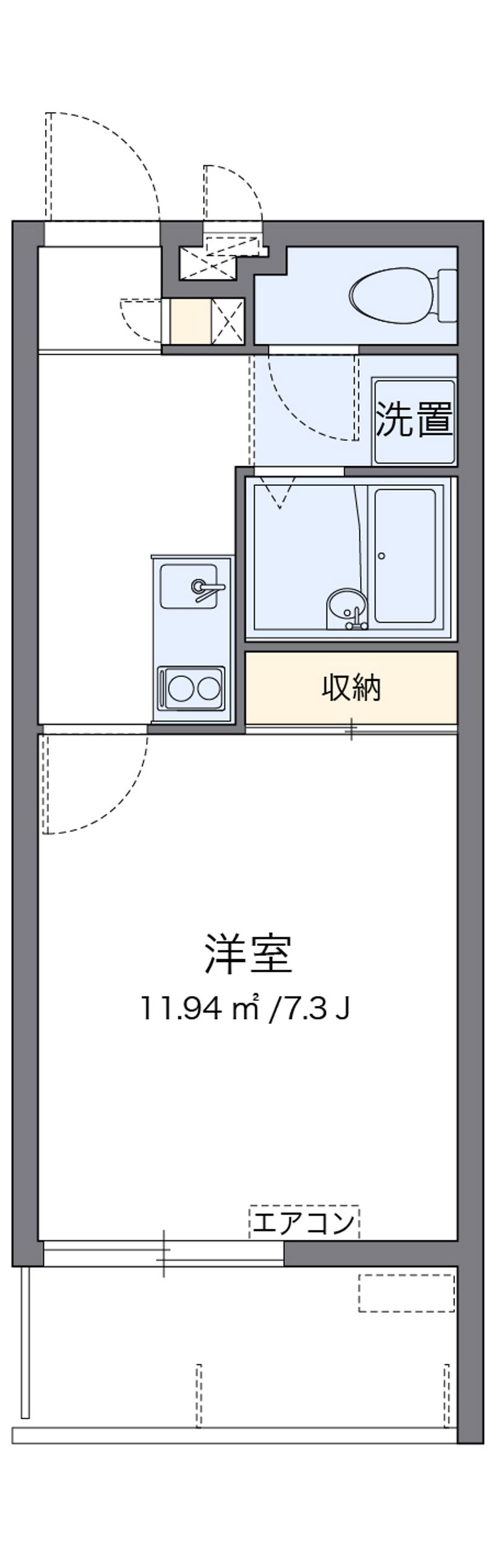 レオネクスト真 間取図