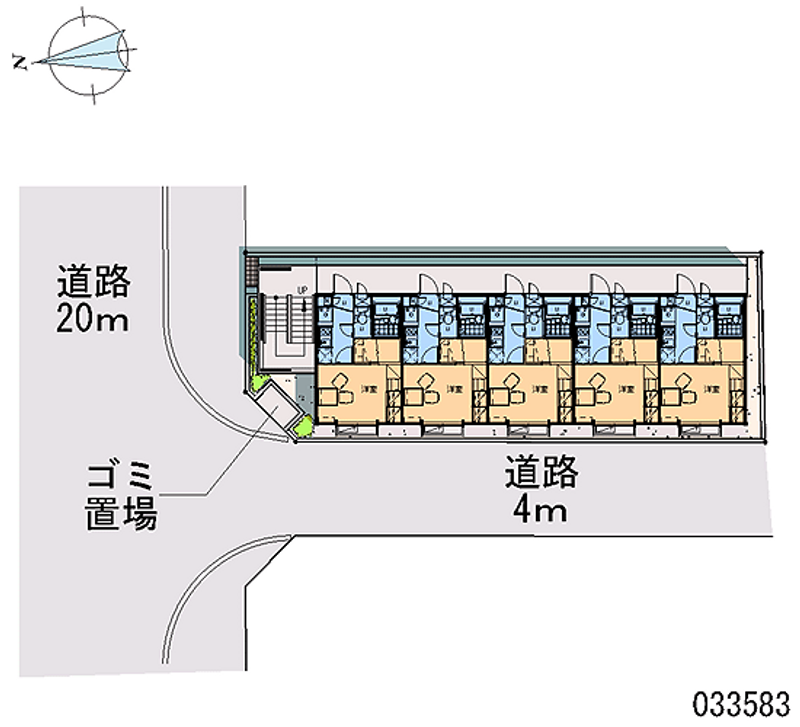 レオパレス谷保第三公園 区画図