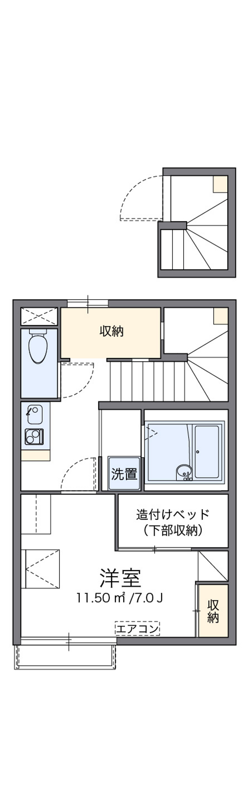レオパレス筒尾 間取り