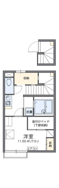 レオパレス筒尾 間取り