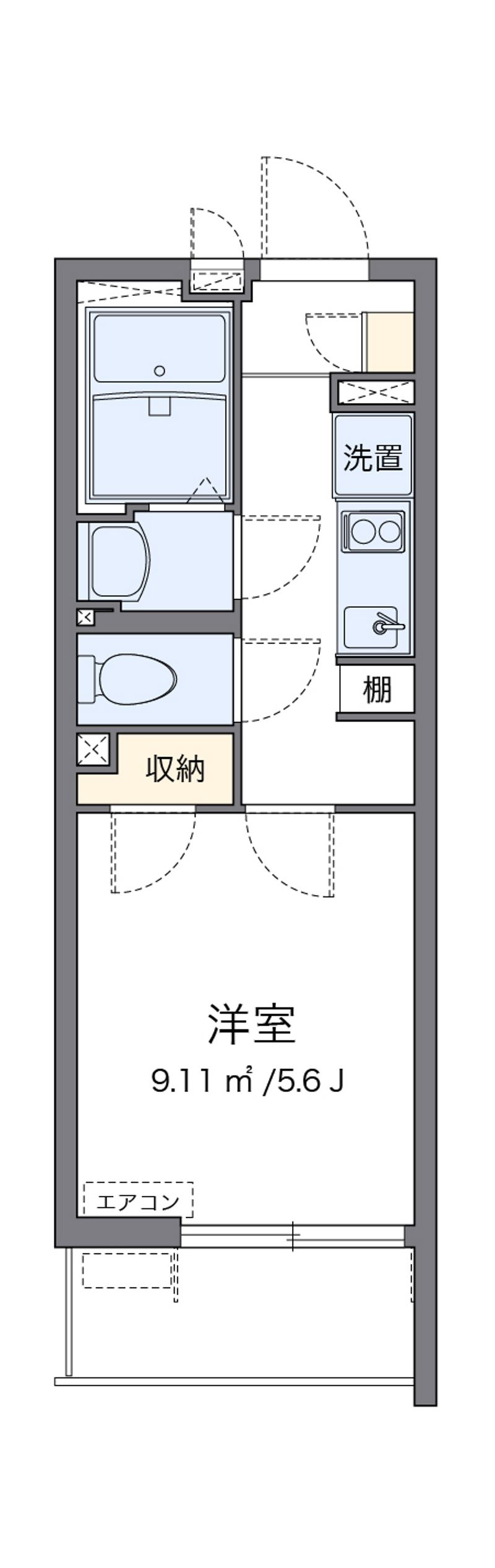 クレイノトルースⅥ 間取図