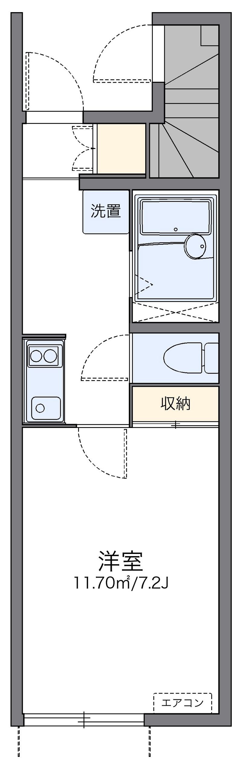 レオネクストティーアンドケー 間取図