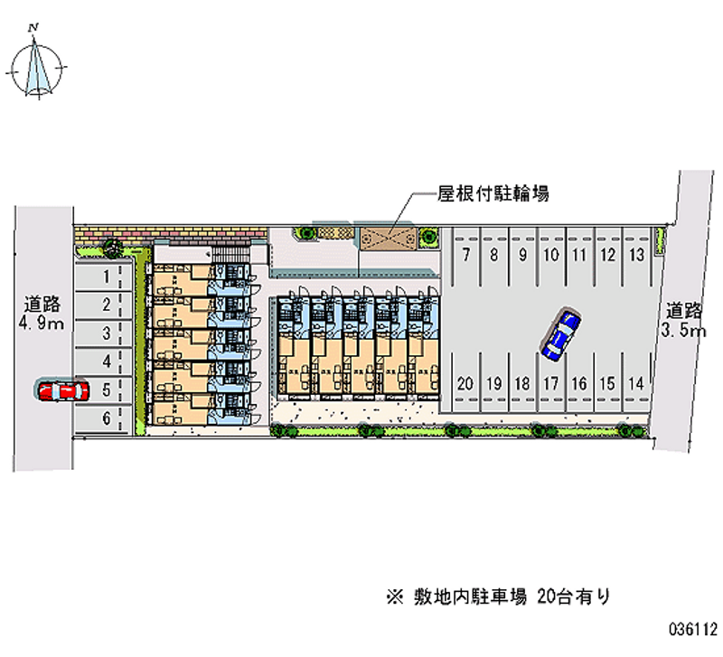 36112 Monthly parking lot