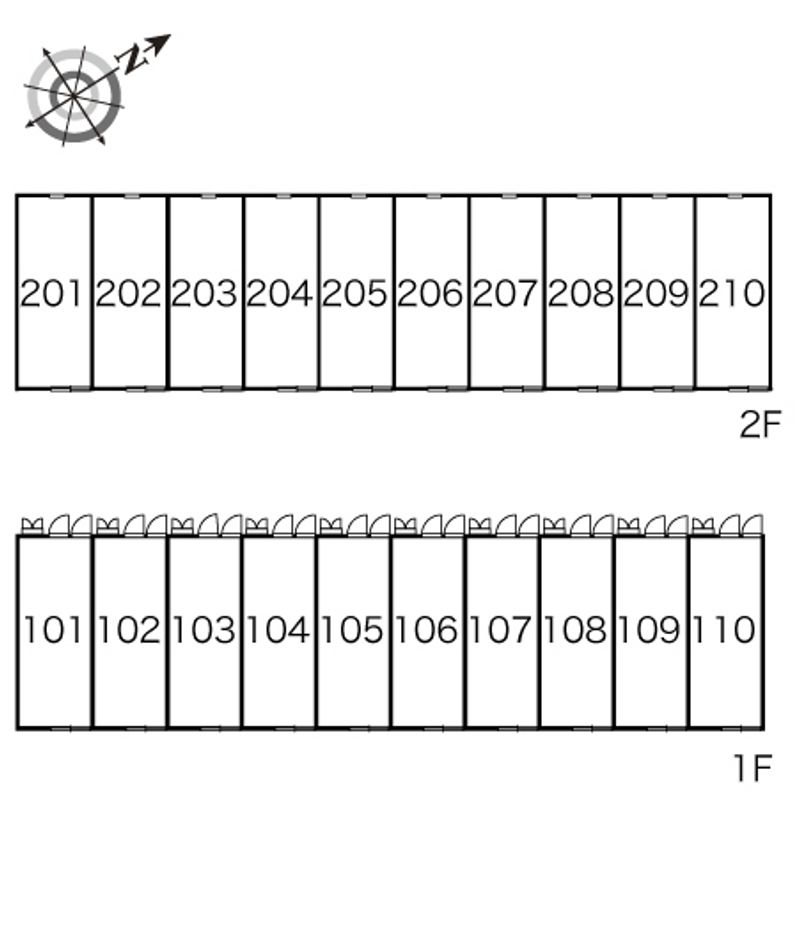 レオパレスゆきひょう 間取配置図