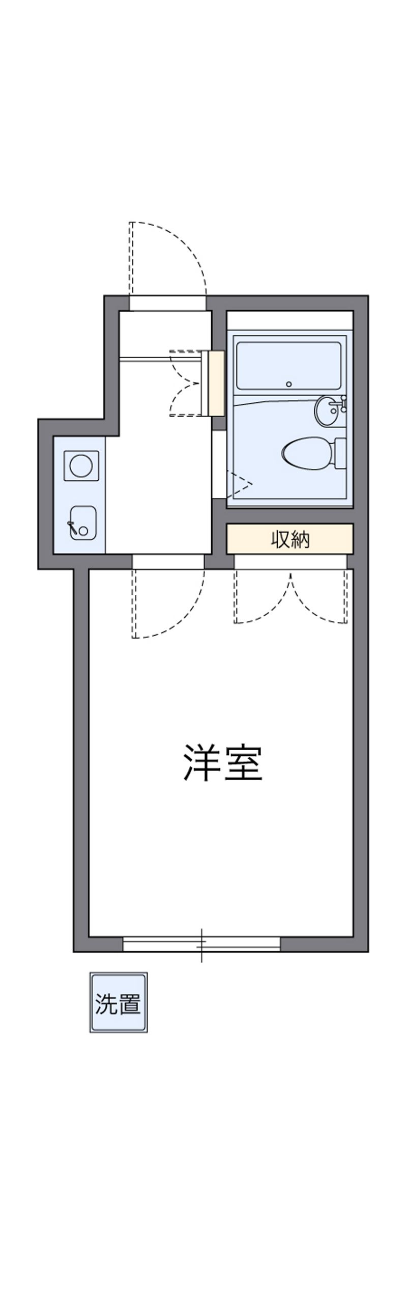 leopalace Asaka Dai1 평면도