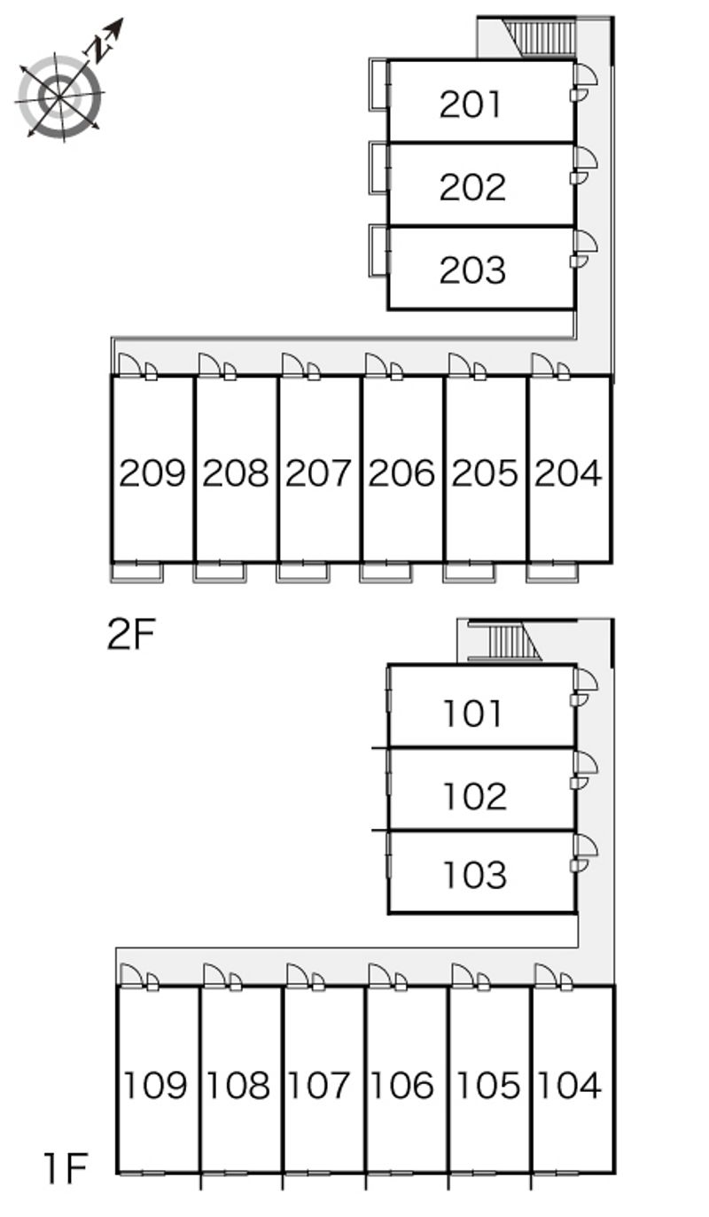 レオパレスドリーム 間取り配置図