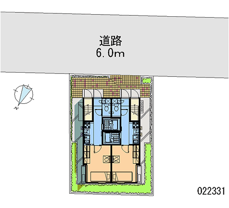 レオパレスマーガレット 区画図