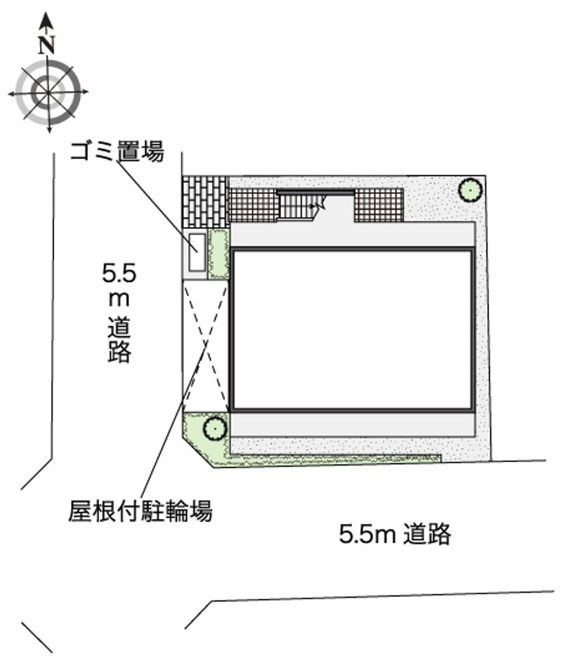 レオパレスクレエ 配置図