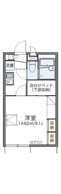 レオパレスラ　ベッラ　カーサ 間取り図