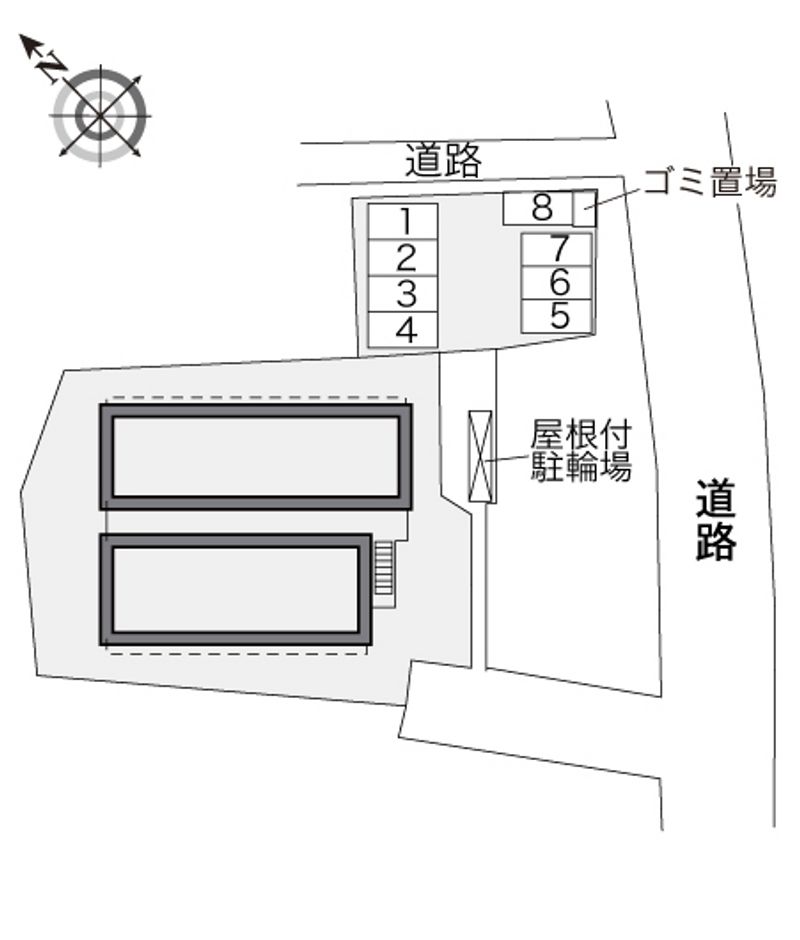 レオパレス和田 配置図