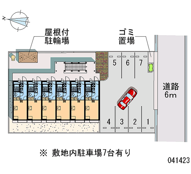 レオパレスオキ 月極駐車場