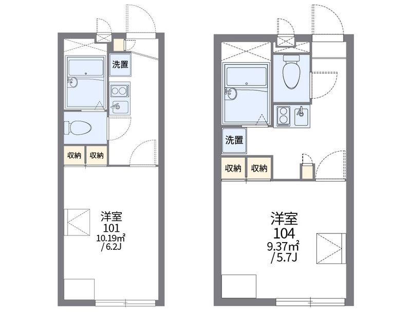 レオパレスプレミール 間取図