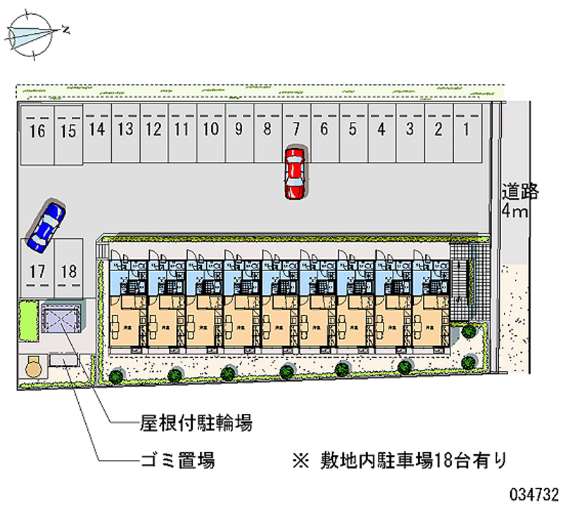 レオパレス平出 月極駐車場