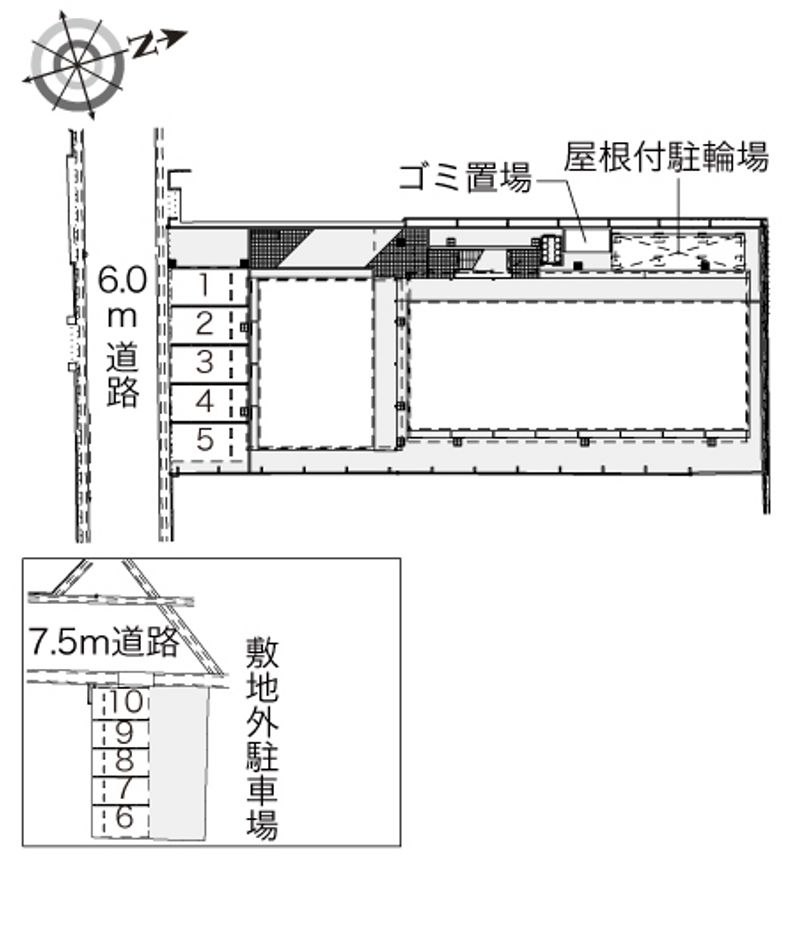 レオパレスよほろ 配置図