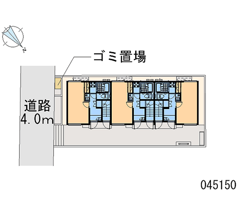 レオネクストハッピネスⅢ 区画図