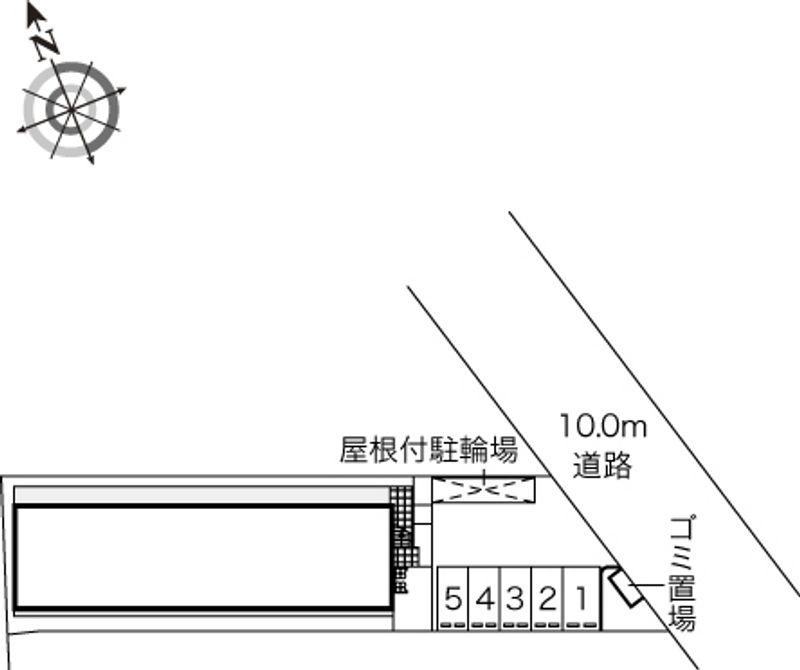 レオパレス大日イースト 配置図