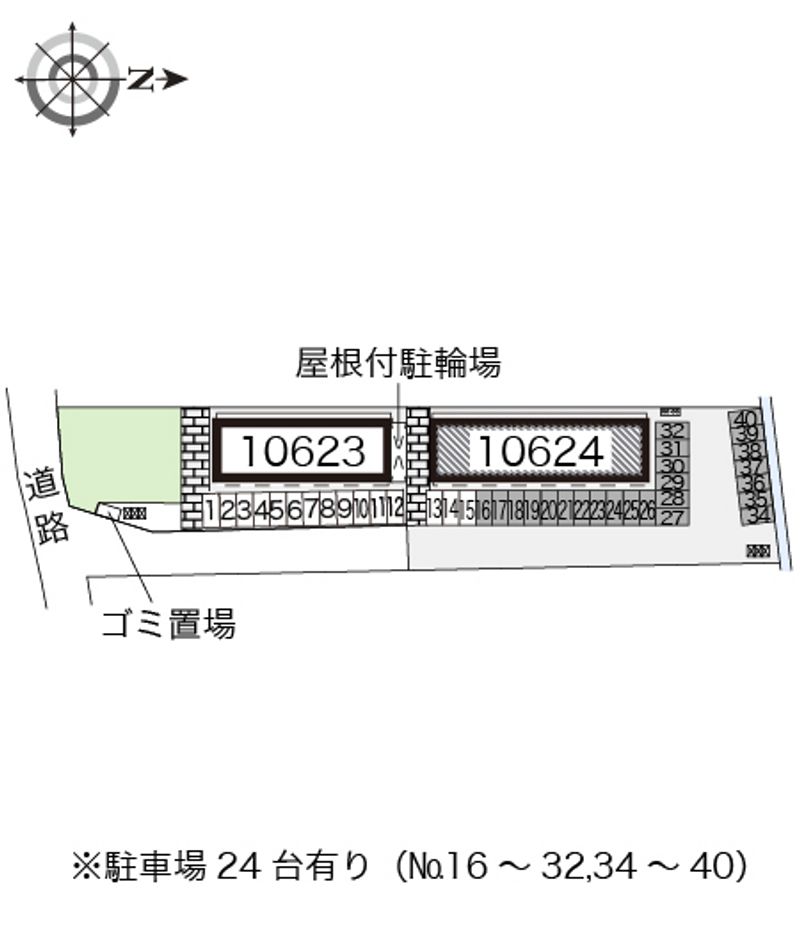 レオパレスはませんＢ 配置図