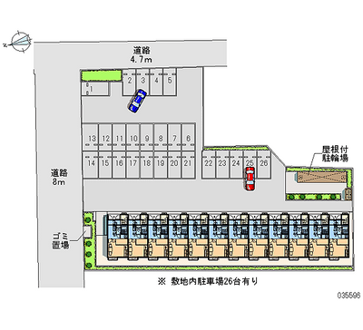 35596 Monthly parking lot