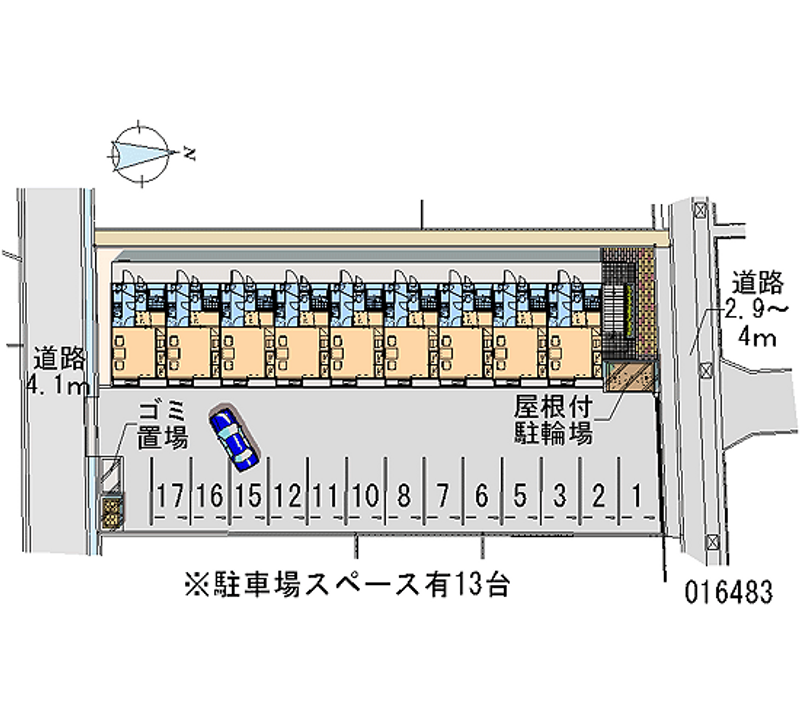 16483月租停車場