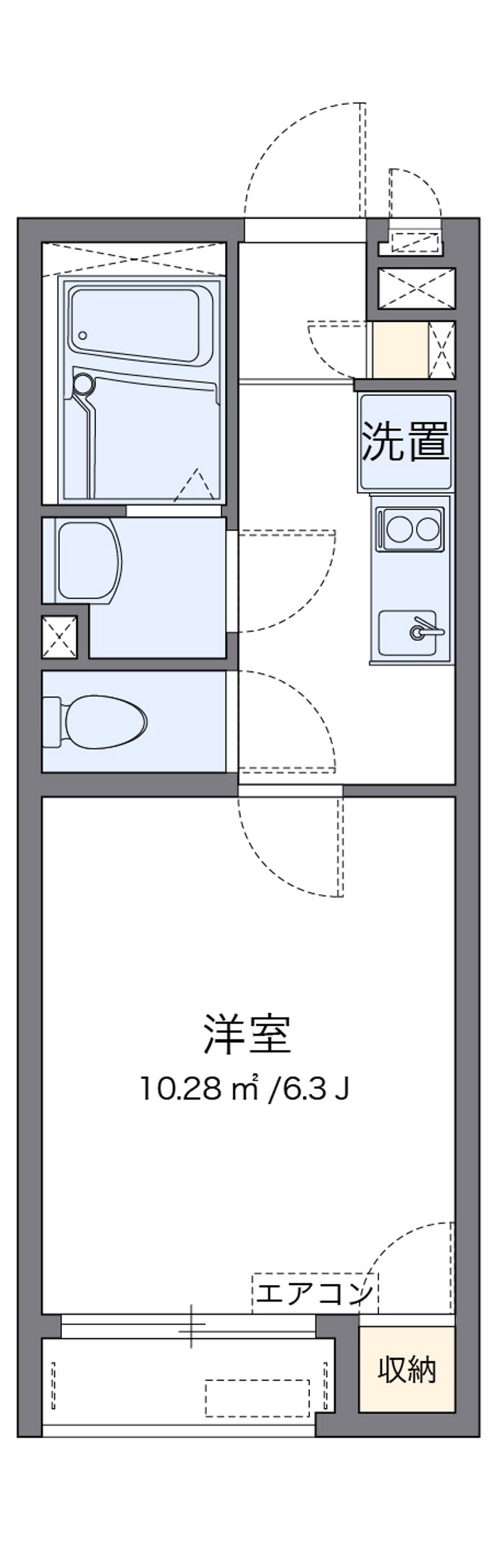 レオネクストシェソワ 間取図