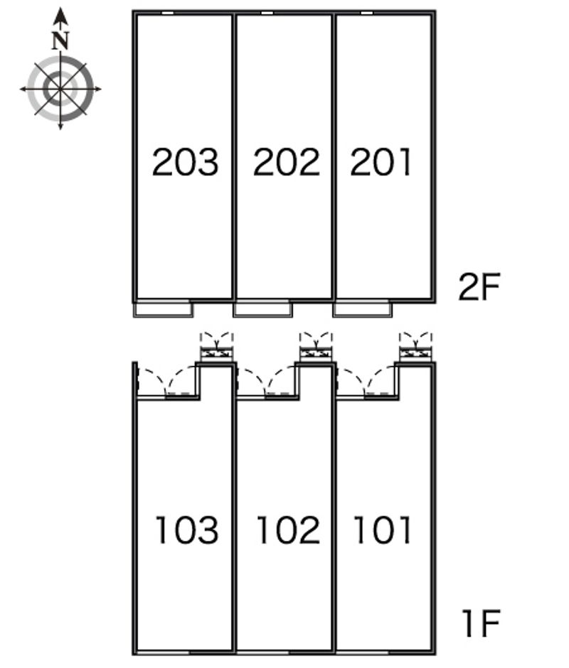 レオネクストボレロ三条 間取配置図