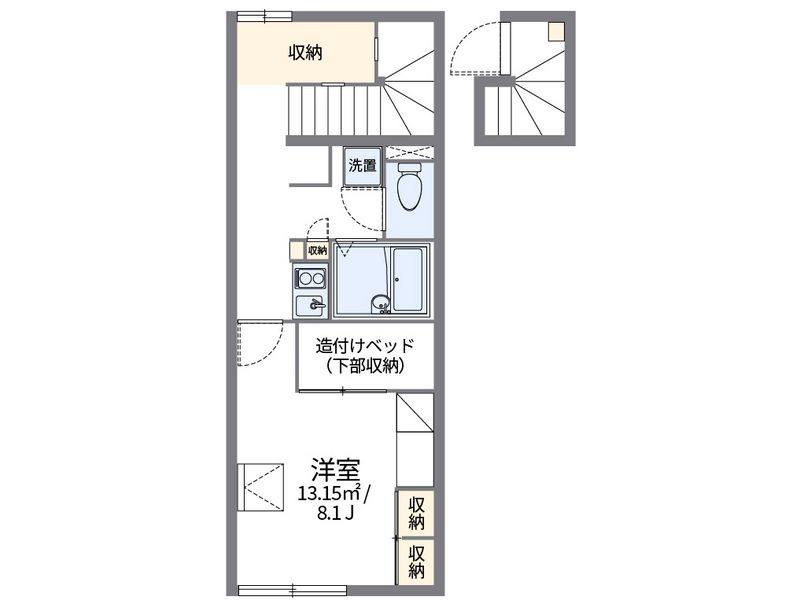 レオパレスロータスヒルズ２番館 間取図