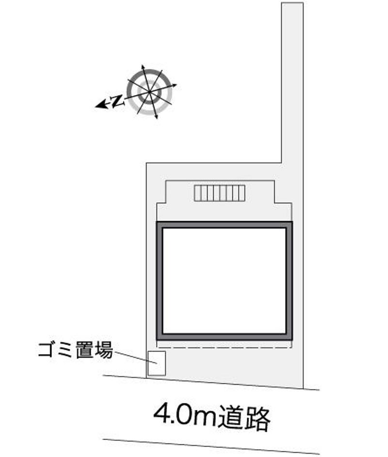 レオパレスサクラパークＢ 配置図
