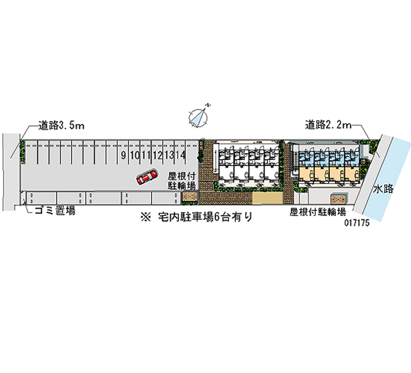 レオパレス大磯の宿Ⅰ 月極駐車場