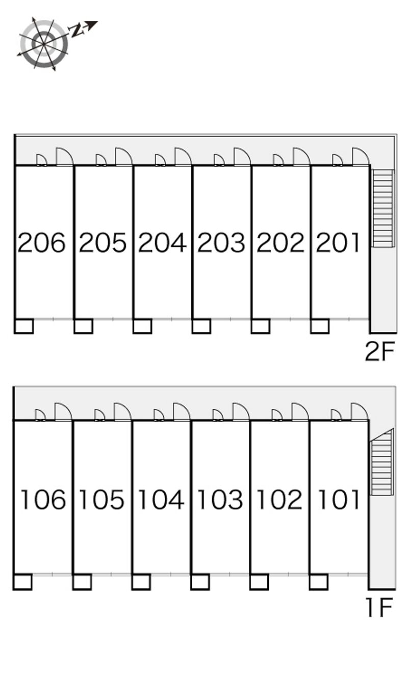 レオパレスヴィブレ 間取り配置図