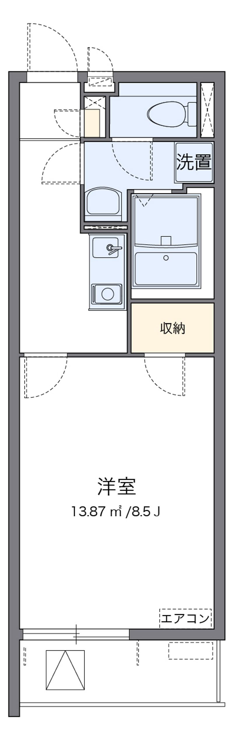 ヴィアロ谷原レジデンス 間取図