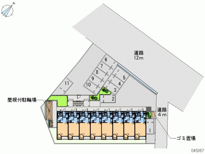 45867月租停車場