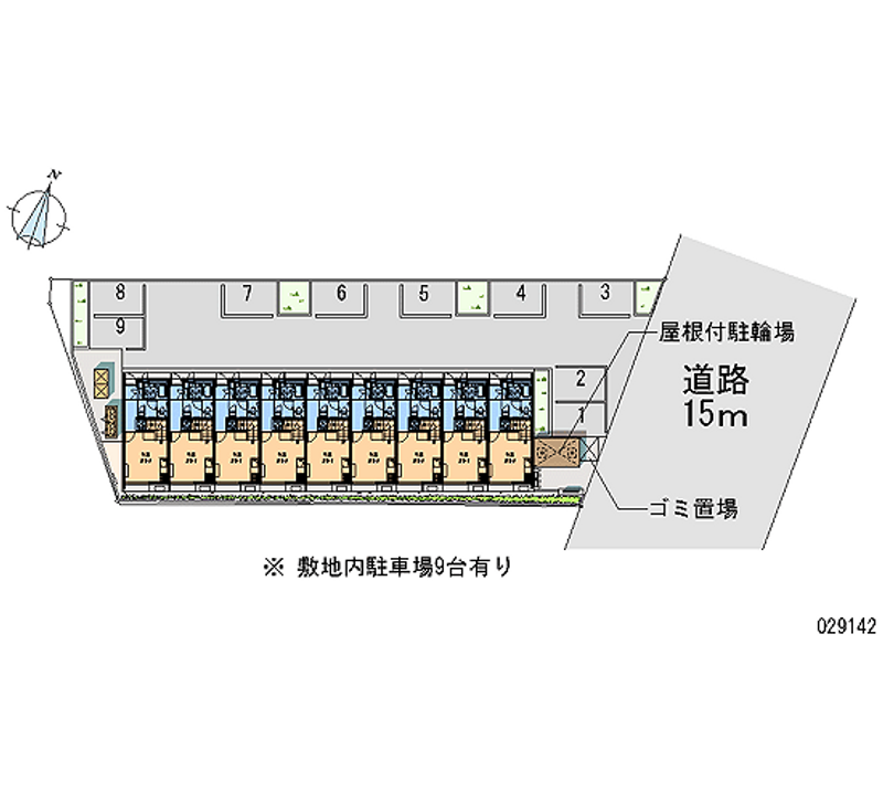 レオパレスドルフィン 月極駐車場