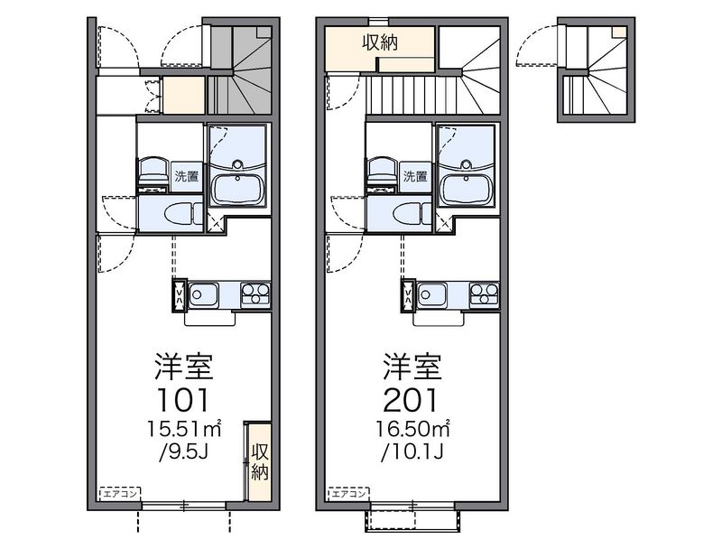 レオネクストオルゲント２号 間取図