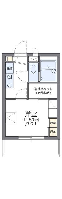 レオパレスボムール 間取り図