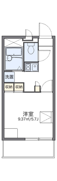 レオパレスエルザ１ 間取り図